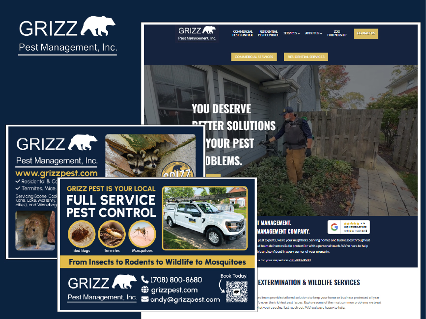 pest control services website for grizz pest management