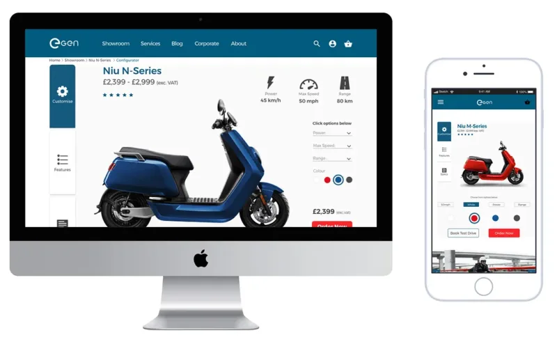 egen mobile friendly website