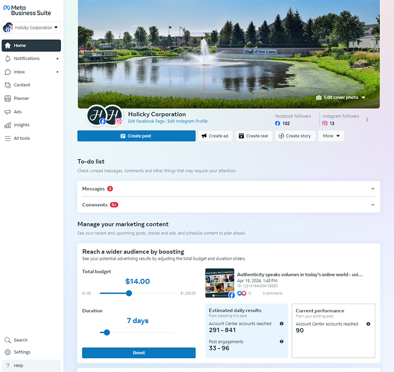 Meta Business Suite