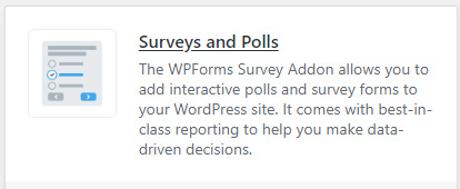 survey and polls addon