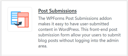 wpforms guest post addon
